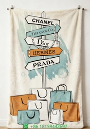 Hermes Throw Blankets